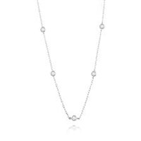 Collana Facco Donna in Oro bianco Zircone 765918 - 765918